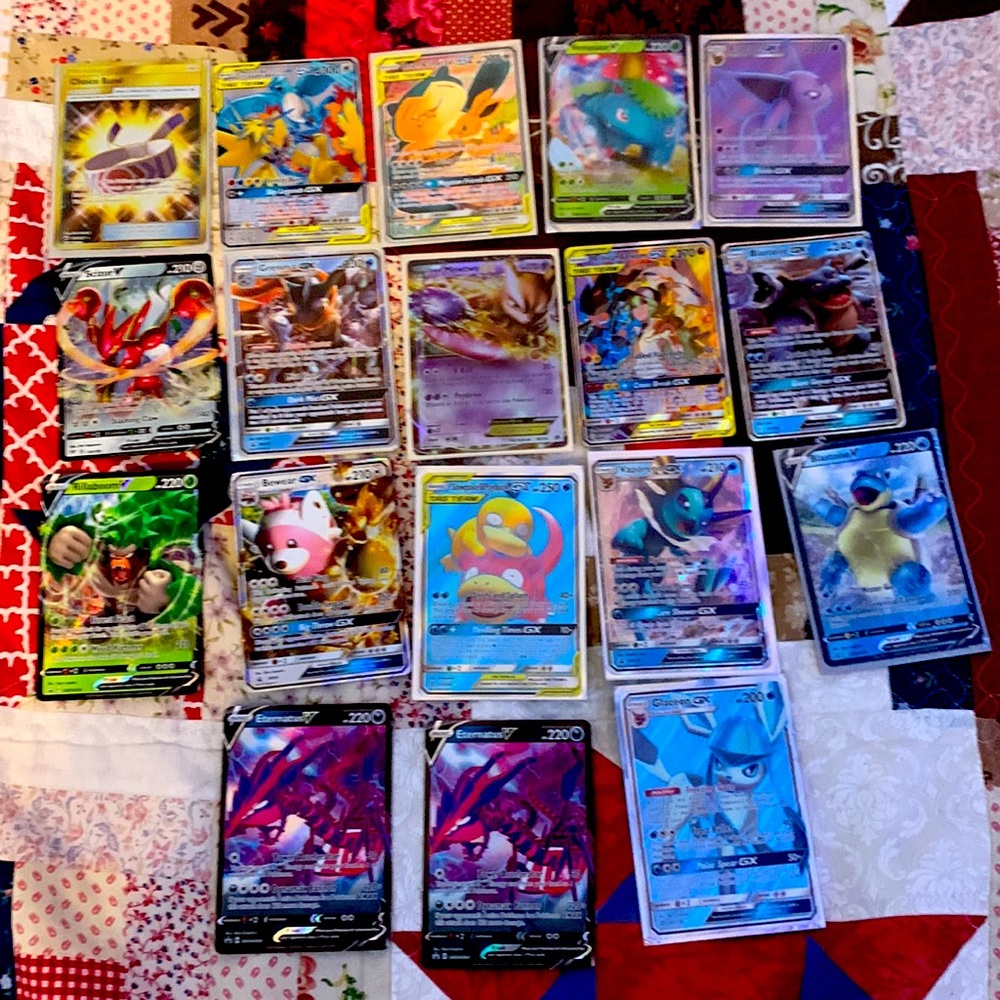 Multiple Pokémon cards